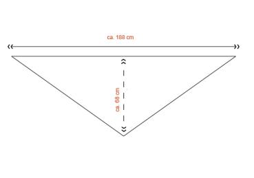 Preview: Damen Tuch aus feinem Musselin taupe weiß
